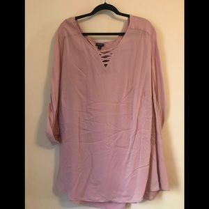 NWT Torrid size 6 pink 3/4 sleeve top